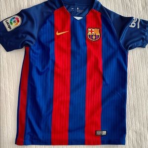 Authentic Nike Soccer FC Barcelona Jersey Youth L